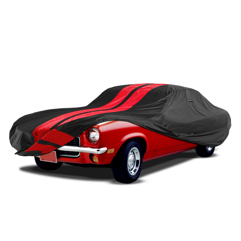 Chevrolet Vega 1971-1977 Black Red Pro Series Car Cover