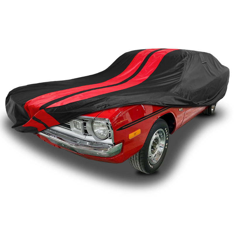 Dodge Demon 1971-1977 Black Red Pro Series Car Cover