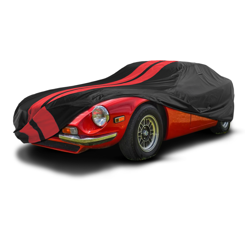 Triumph TVR 2500M 1971-1977 Black Red Pro Series Car Cover