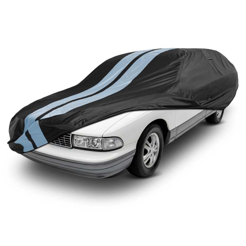Oldsmobile Custom Cruiser Wagon 1971-1993 Black Gray Pro Series Car Cover