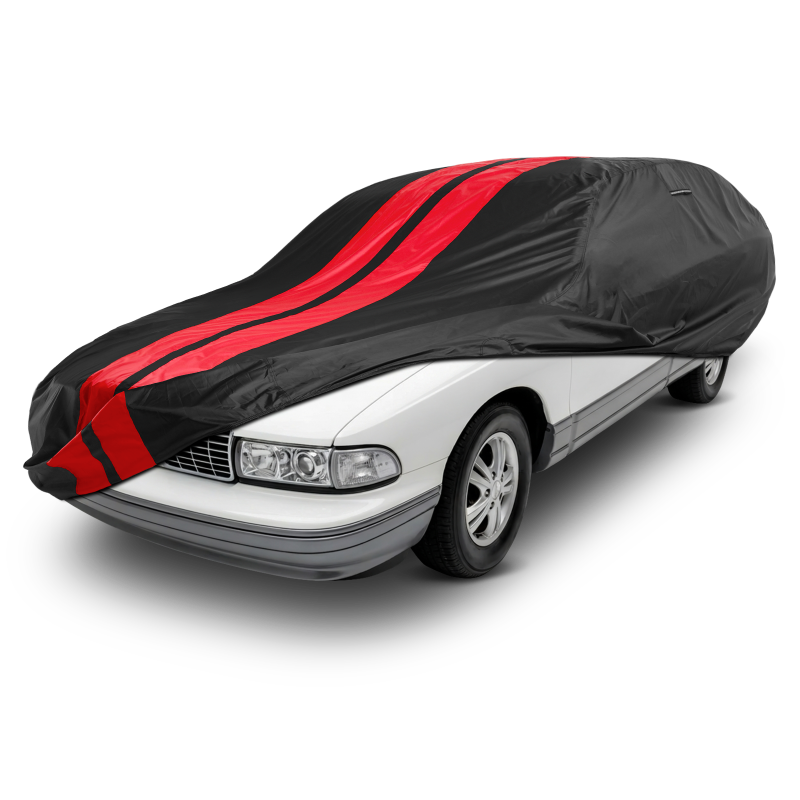 Oldsmobile Custom Cruiser Wagon 1971-1993 Black Red Pro Series Car Cover