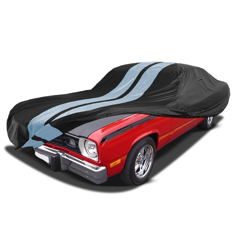 Plymouth Duster Black Gray Pro Series Car Cover