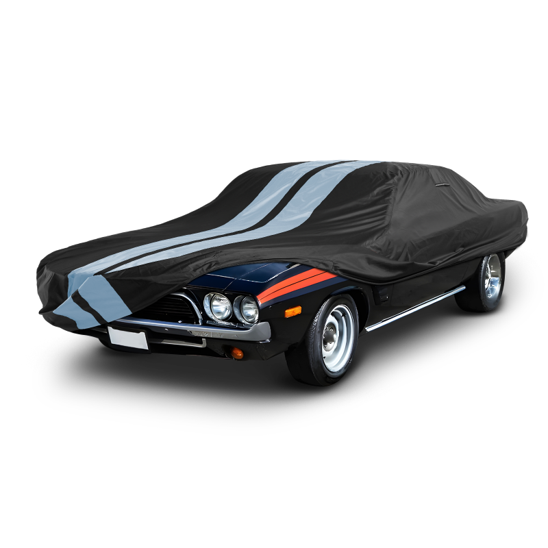 Dodge Challenger Black Gray Pro Series Car Cover