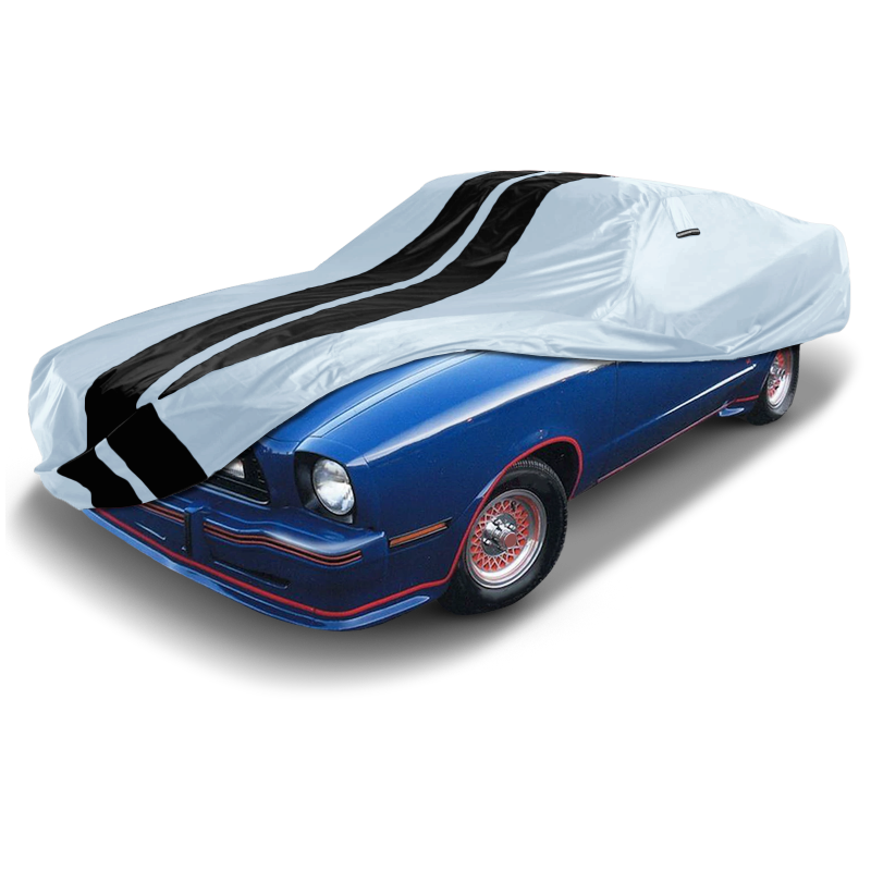 Ford Mustang Gray Black Pro Series Car Cover