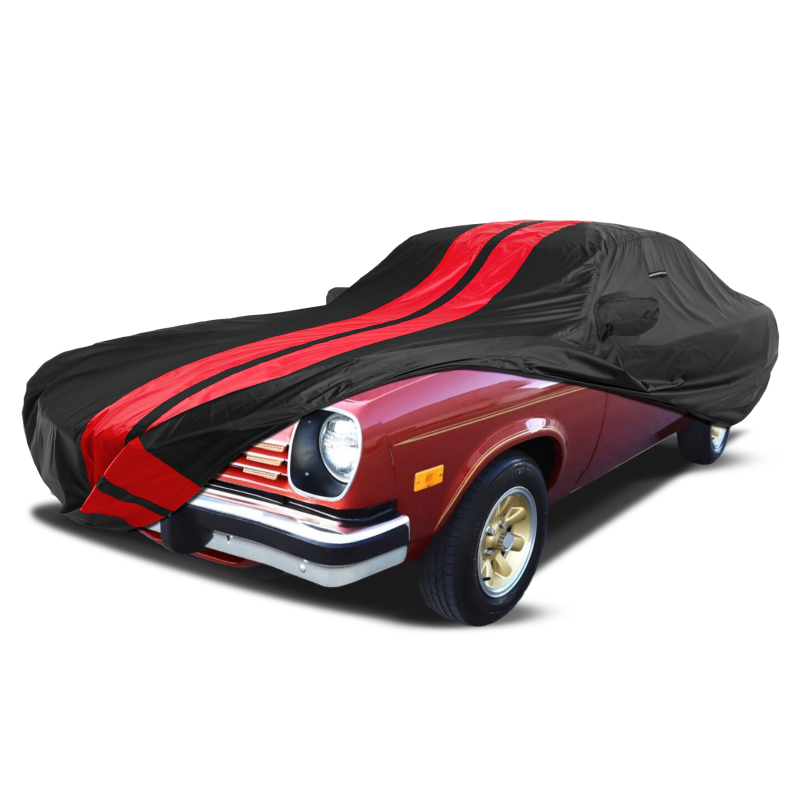 Chevrolet Cosworth Vega 1975-1976 Black Red Pro Series Car Cover