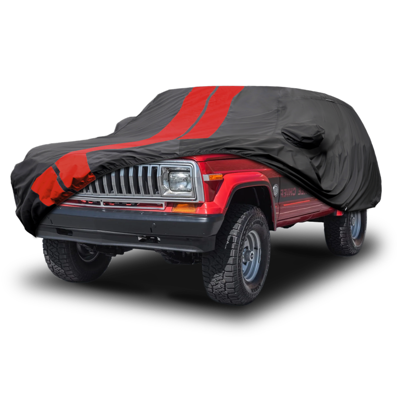 Jeep Cherokee Black Red Pro Series SUV Cover