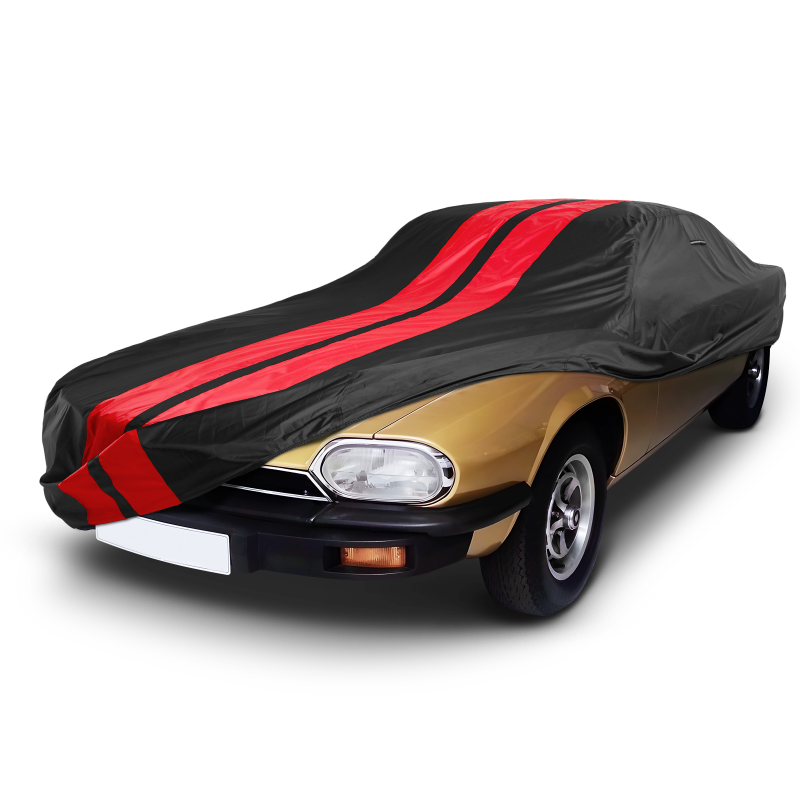 Jaguar XJS 1975-1996 Black Red Pro Series Car Cover