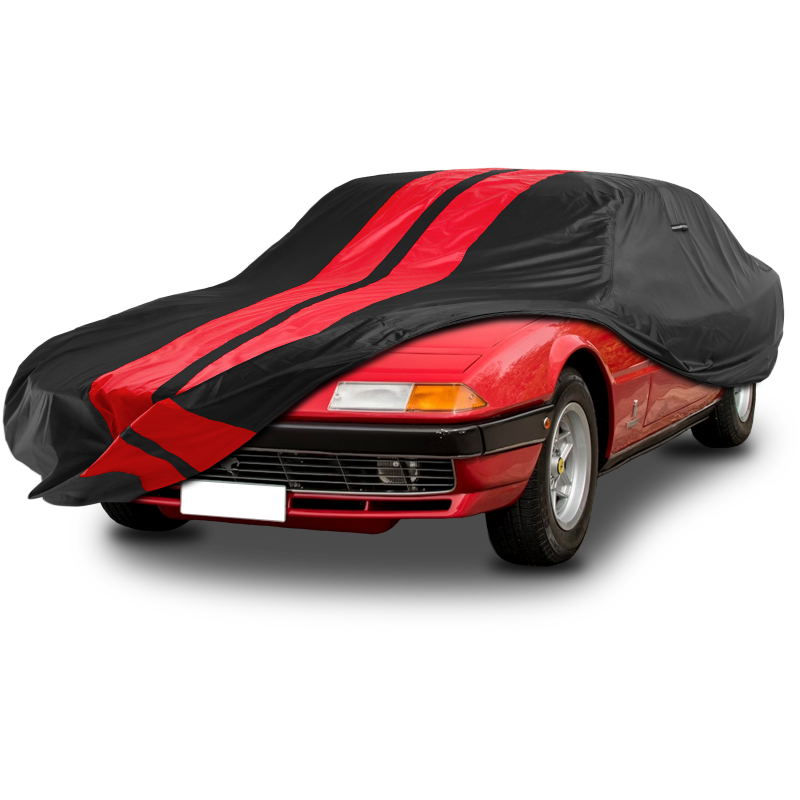 Ferrari 400,412,456,512,550,575,599 1976-2011 Black Red Pro Series Car Cover
