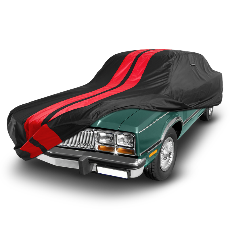 Mercury Zephyr 1978-1983 Black Red Pro Series Car Cover