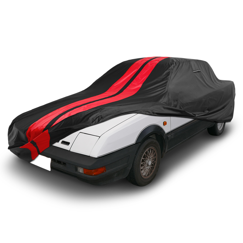 Nissan Pulsar Black Red Pro Series Car Cover