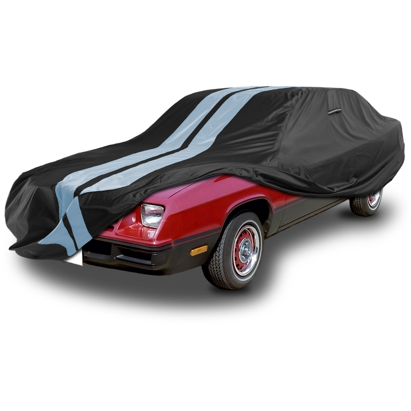 Dodge Omni 1978-1990 Black Gray Pro Series Car Cover