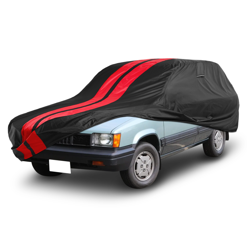 Toyota Tercel Black Red Pro Series Car Cover
