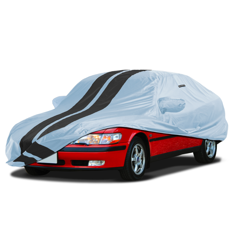 Saab 900 Gray Black Pro Series Car Cover
