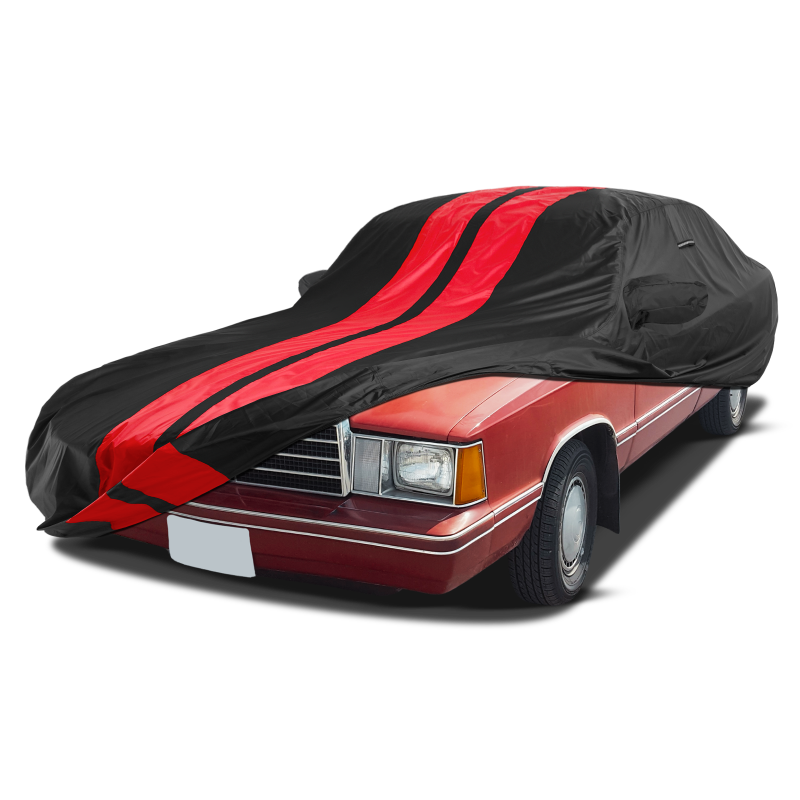 Plymouth Reliant 1981-1989 Black Red Pro Series Car Cover