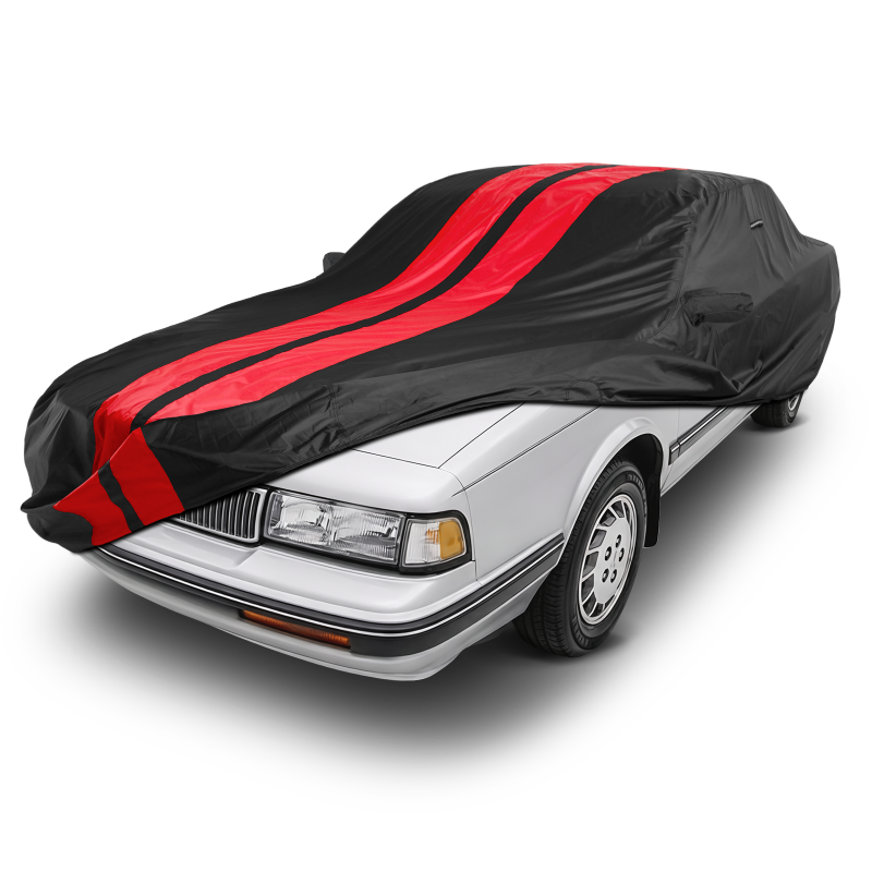Oldsmobile Cutlass Ciera Black Red Pro Series Car Cover
