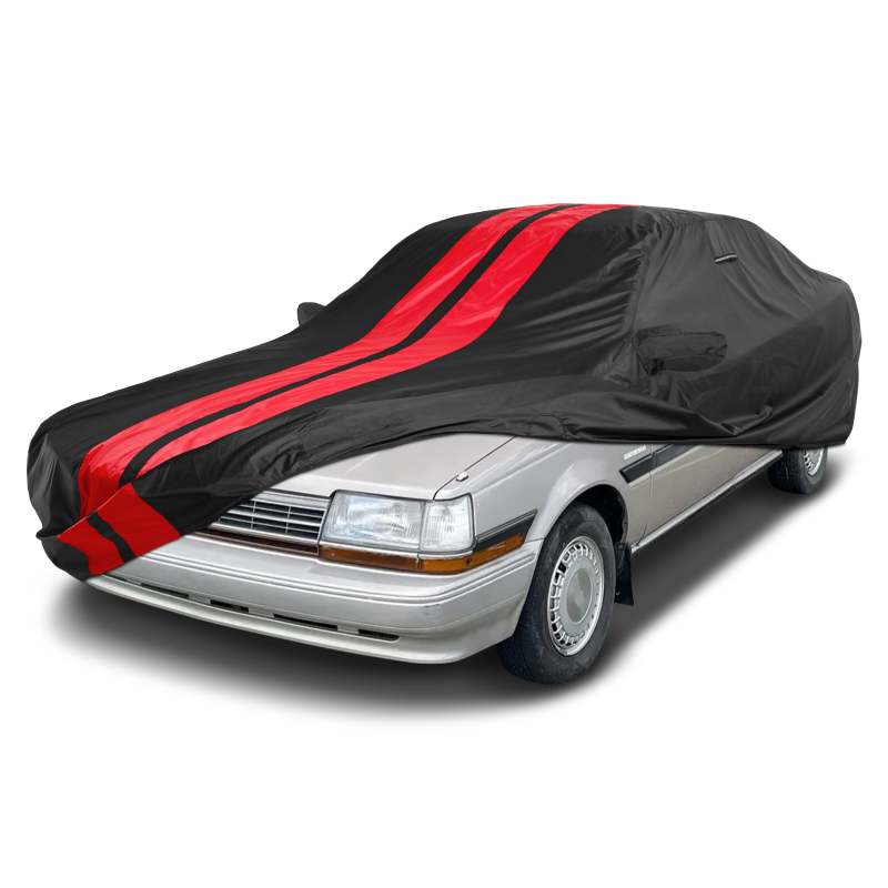 Toyota Corona Black Red Pro Series Car Cover
