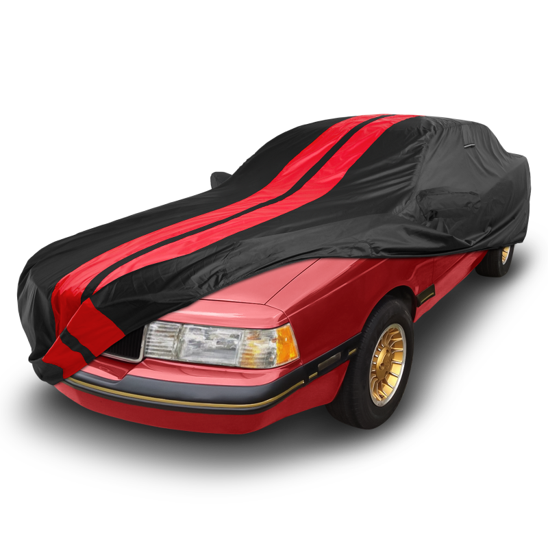 Mercury Cougar Black Red Pro Series Car Cover