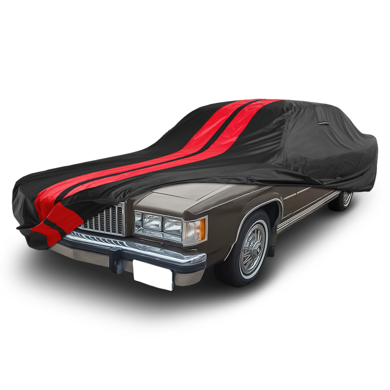 Mercury Grand Marquis Black Red Pro Series Car Cover