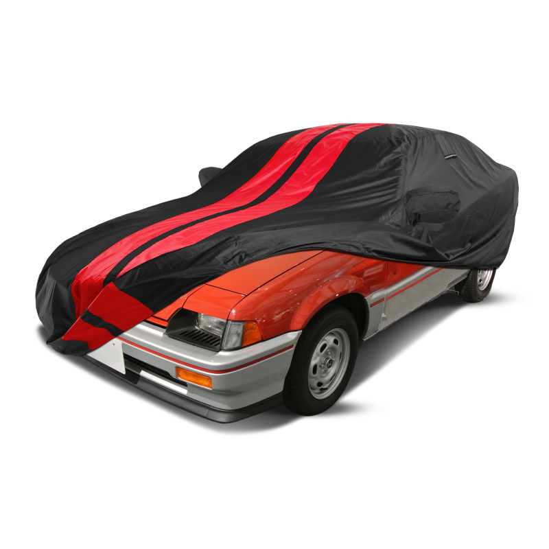 Honda CRX Black Red Pro Series Car Cover