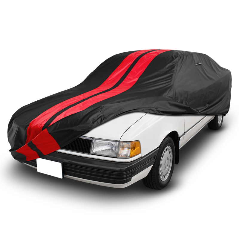 Mercury Topaz Black Red Pro Series Car Cover