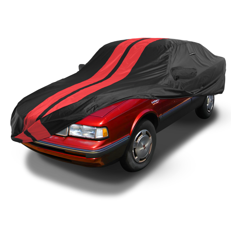 Oldsmobile Cutlass Ciera 1982-1996 Black Red Pro Series Car Cover