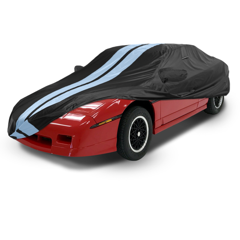 Pontiac Fiero 1984-1988 Black Gray Pro Series Car Cover