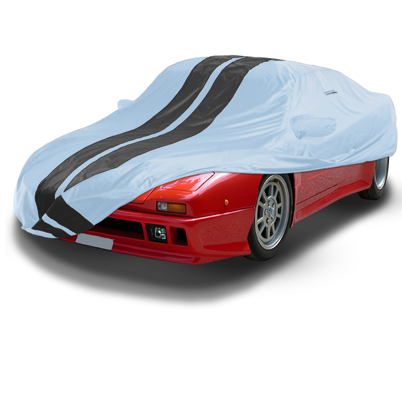 DeTomaso Pantera Gray Black Pro Series Car Cover