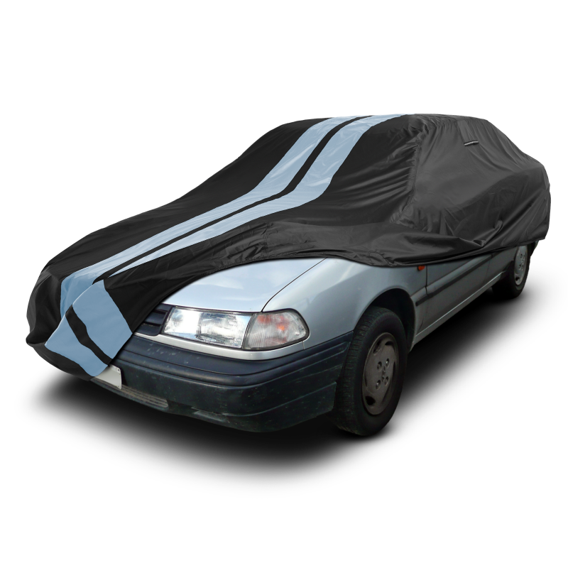 Hyundai Excel Sedan 1986-1994 Black Gray Pro Series Car Cover