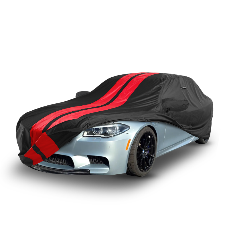 BMW M5 Black Red Pro Series Car Cover