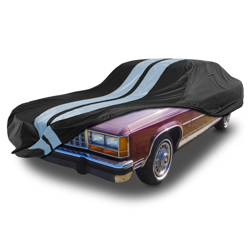 Ford LTD Crown Victoria 1980-1991 Black Gray Pro Series Car Cover