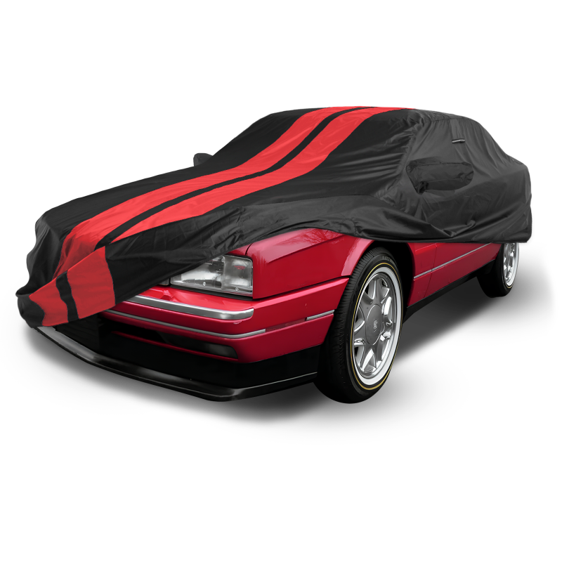 Cadillac Allante 1987-1993 Black Red Pro Series Car Cover