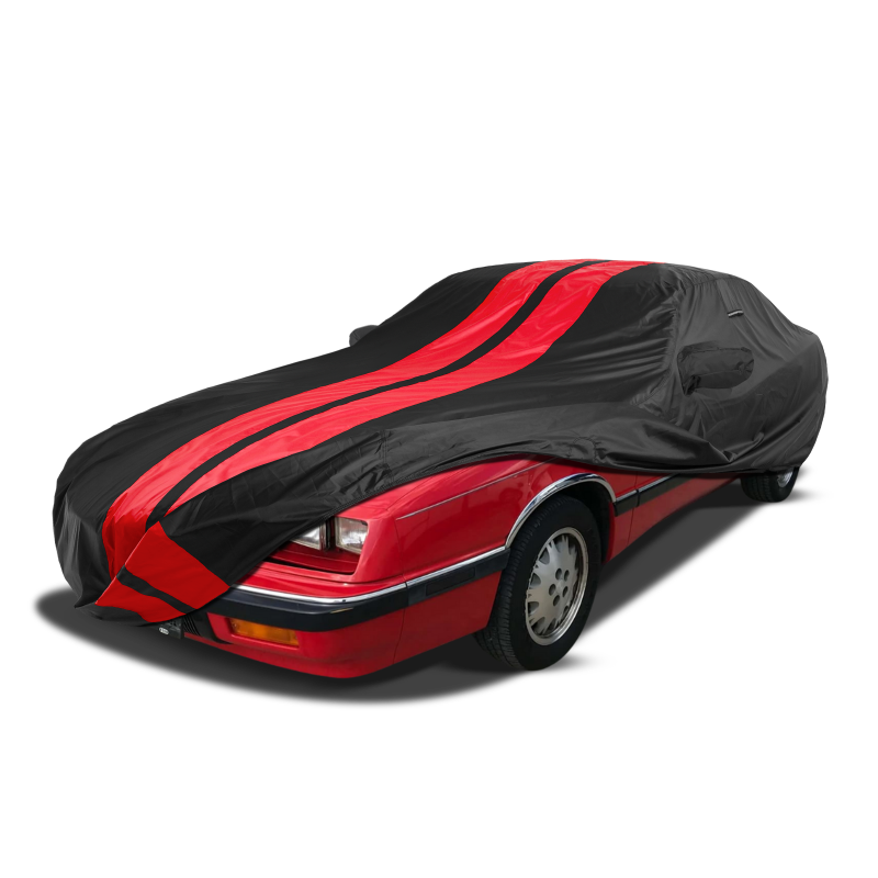 Chrysler LeBaron Black Red Pro Series Car Cover
