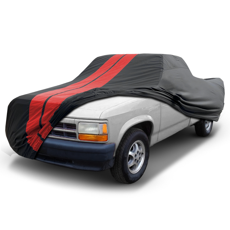 Dodge Dakota Black Red Pro Series Truck Cover