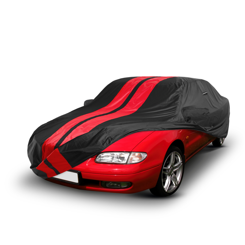 Mazda MX-6 1988-1997 Black Red Pro Series Car Cover