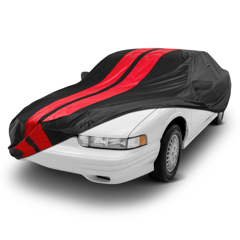 Oldsmobile Cutlass Supreme Black Red Pro Series Car Cover