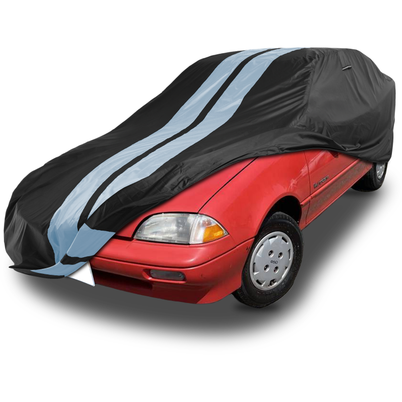 Geo Metro Black Gray Pro Series Car Cover