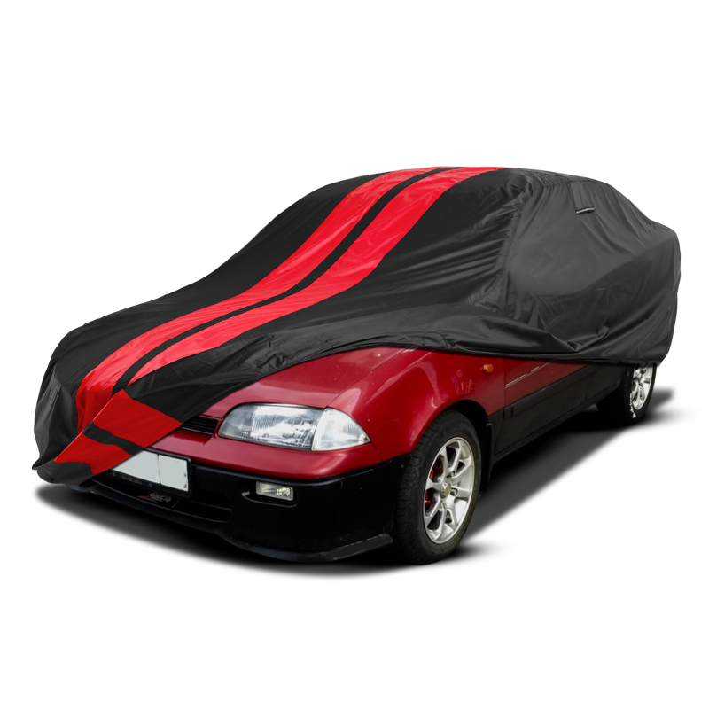 Suzuki Swift Black Red Pro Series Car Cover