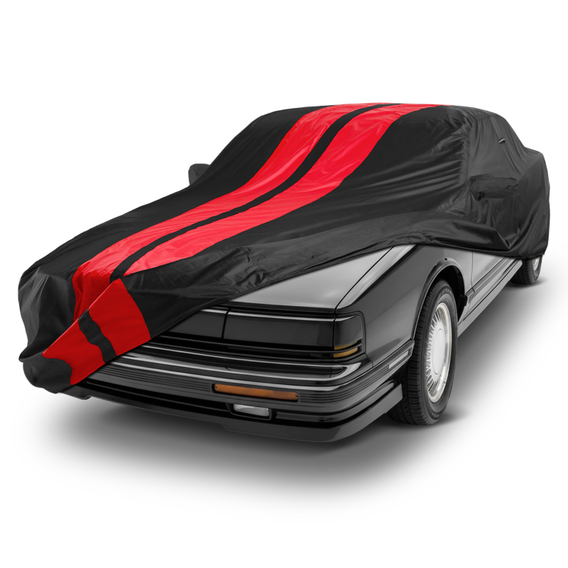 Oldsmobile Toronado Black Red Pro Series Car Cover