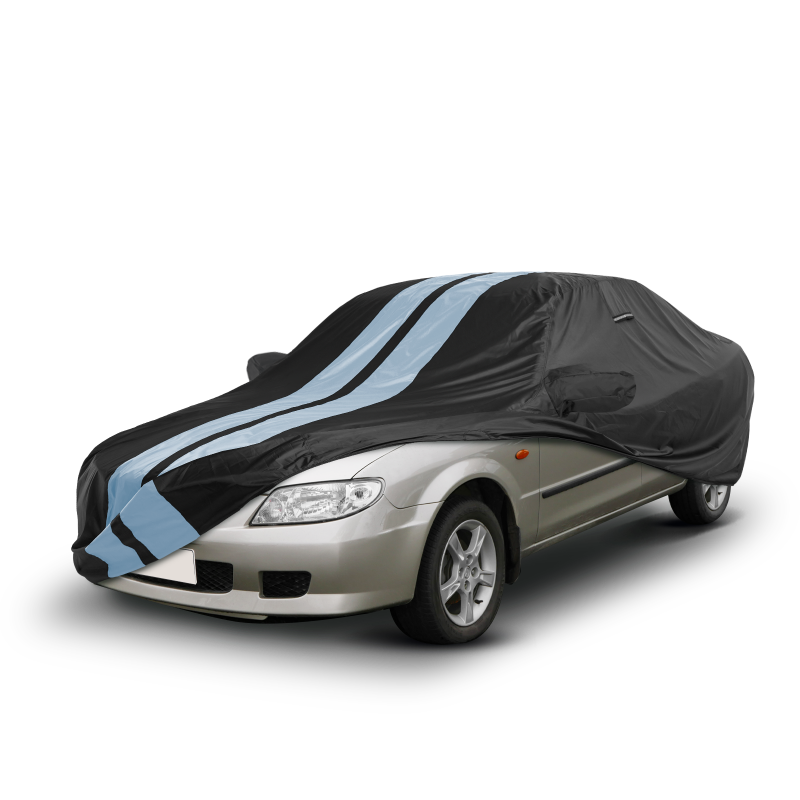 Mazda Protege Black Gray Pro Series Car Cover