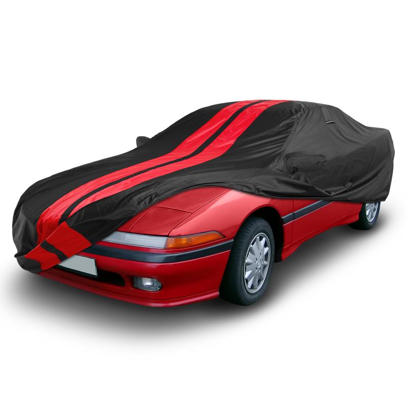 Mitsubishi Eclipse Black Red Pro Series Car Cover