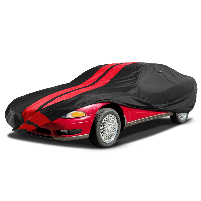 Plymouth Laser 1990-1994 Black Red Pro Series Car Cover