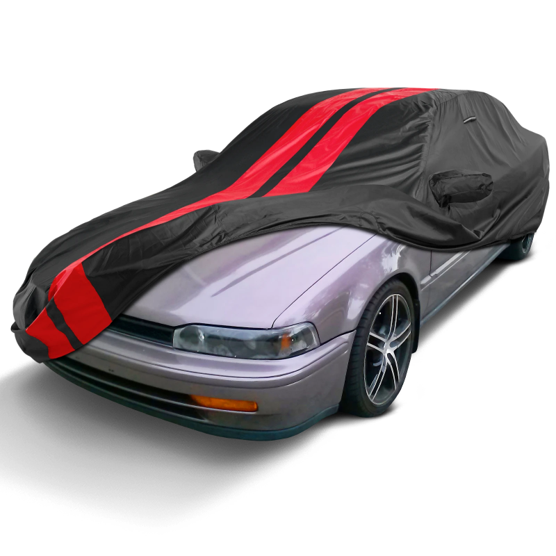 Honda Accord Black Red Pro Series Car Cover