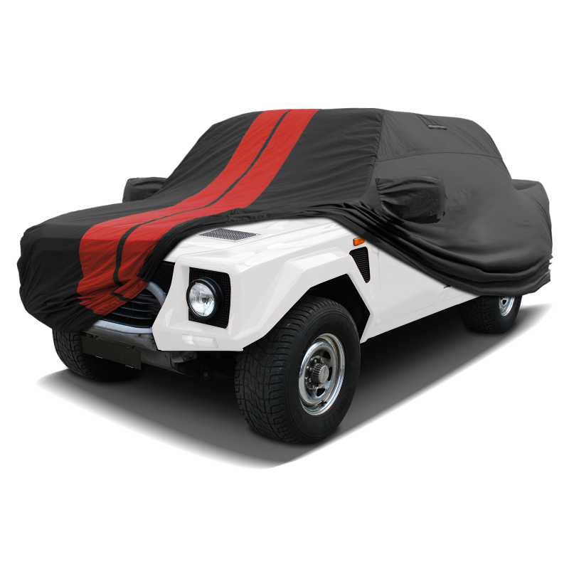 Lamborghini LM American, LM002 1986-1993 Black Red Pro Series SUV Cover