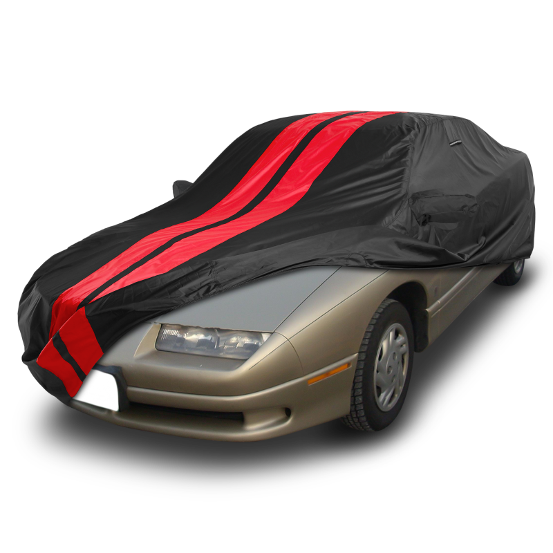 Saturn S-Series SC,SL,SW Black Red Pro Series Car Cover