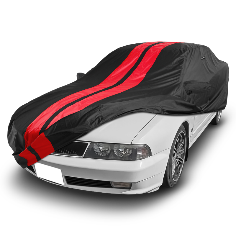 Mitsubishi Diamante 1991-2002 Black Red Pro Series Car Cover