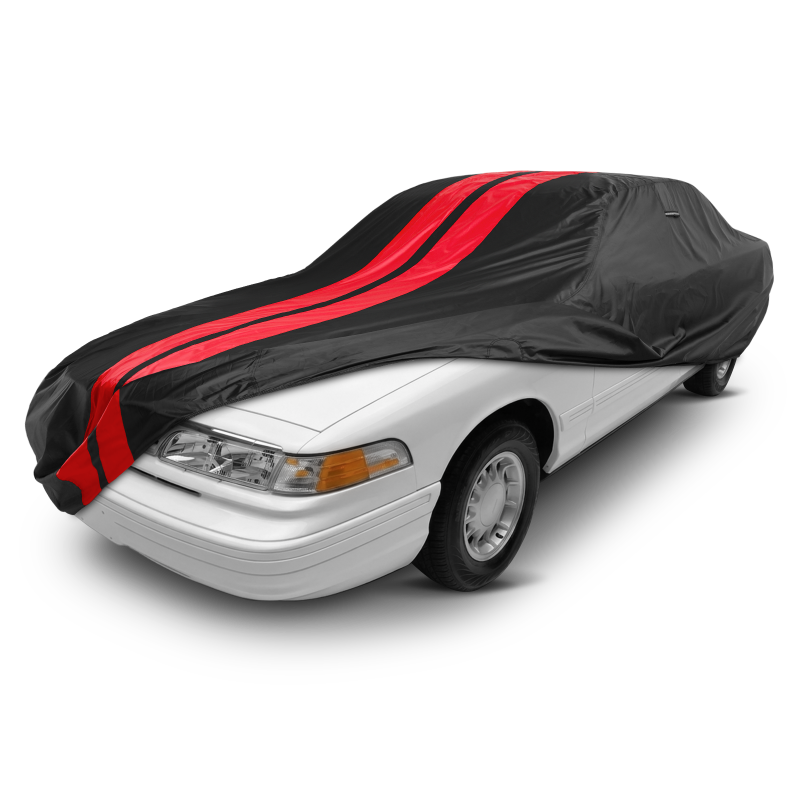 Ford Crown Victoria Black Red Pro Series Car Cover