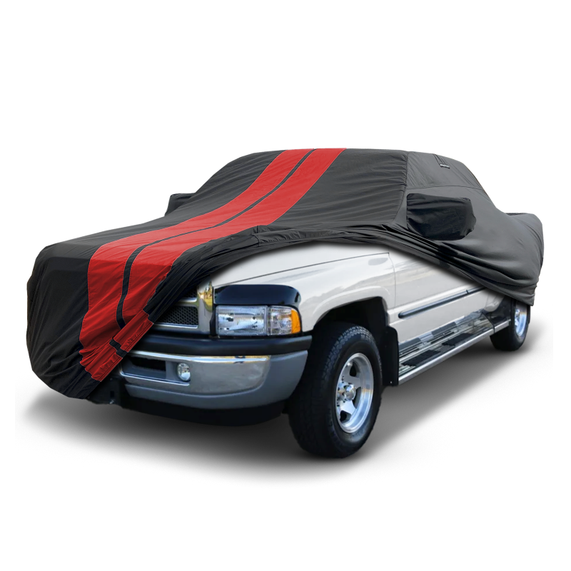 Dodge Ram 1500 Black Red Pro Series Truck Cover