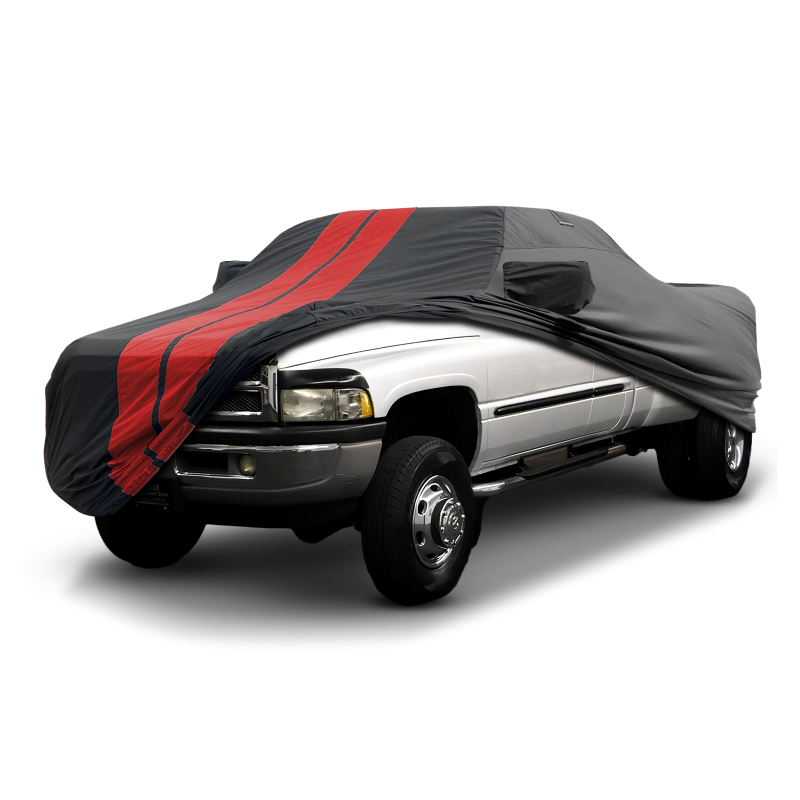 Dodge Ram 3500 Black Red Pro Series Truck Cover