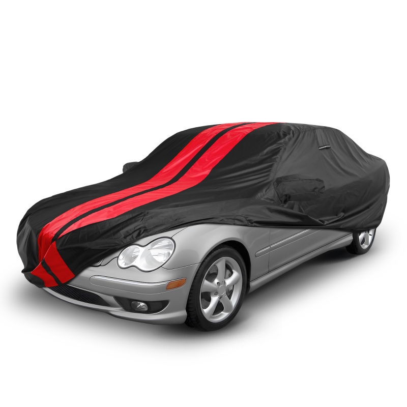 Mercedes-Benz C-Class Black Red Pro Series Car Cover