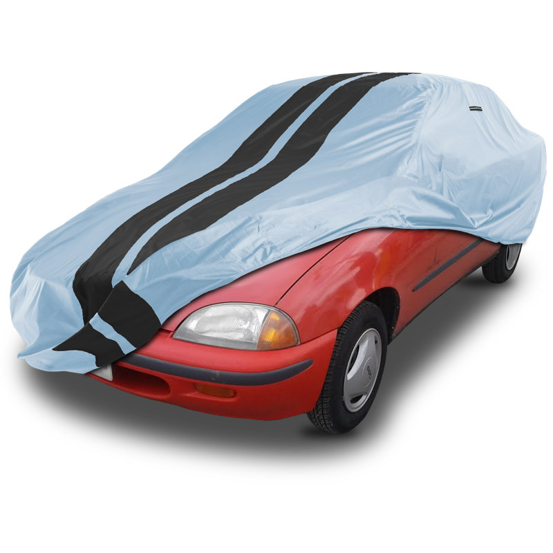 Geo Metro Gray Black Pro Series Car Cover